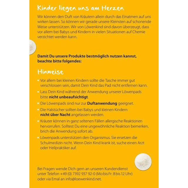 Löwenkind Geschenkbox - Kräuterpads & Halstuch