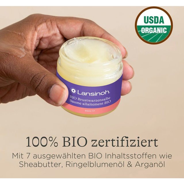 Lansinoh BIO Brustwarzensalbe 60 ml