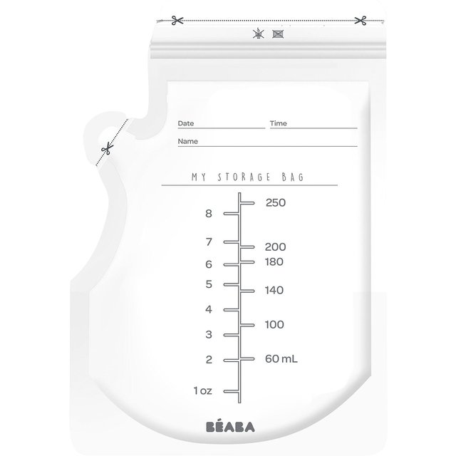 Beaba 50er-Pack Muttermilchbeutel 250ml