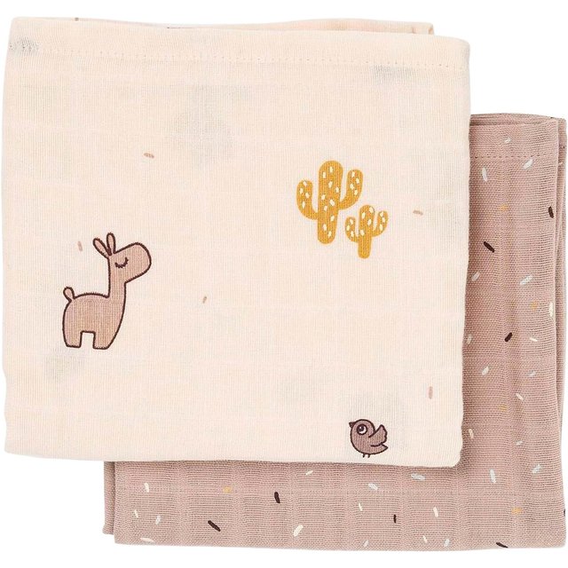 Done By Deer 2er-Pack Mullwindeln 65x65 cm