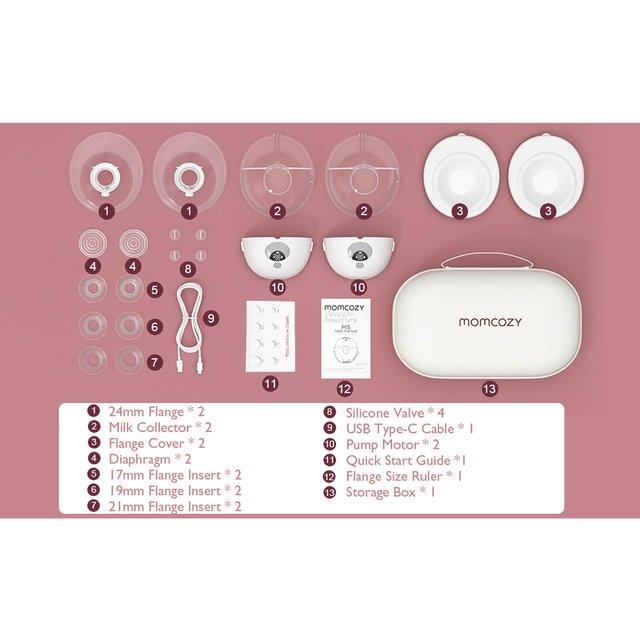 Momcozy Elektrische Milchpumpe M5, tragbar