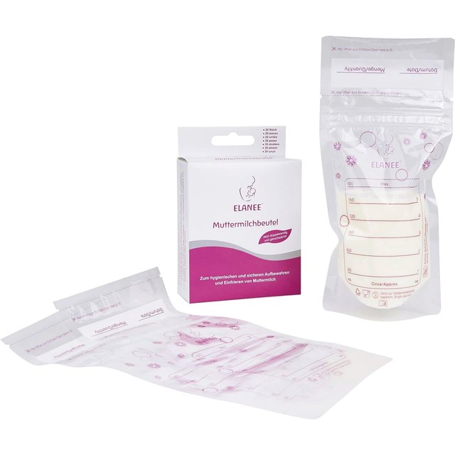 Elanee 20er-Pack Muttermilchbeutel