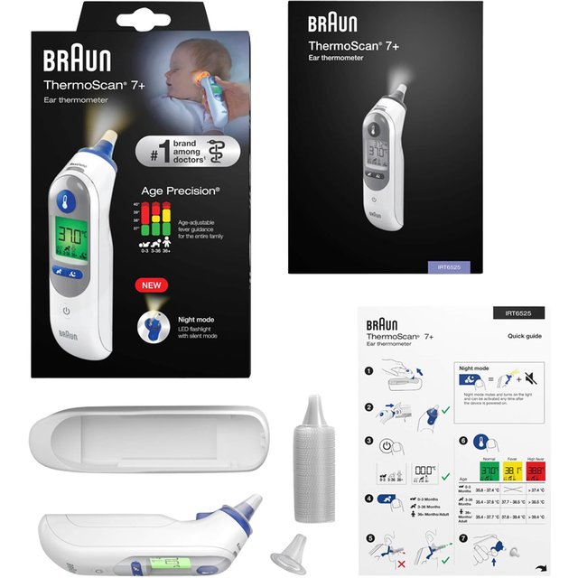 Braun Ohrthermometer ThermoScan® 7+