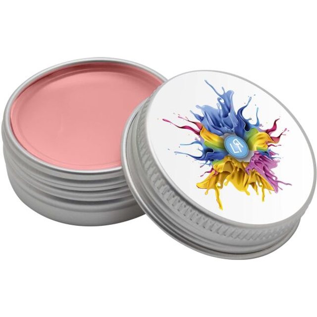 Promotional Item Moisturising Lip Balm Estelle – pink – with 48h express logo print SPF15 vanilla custom wellness giveaway