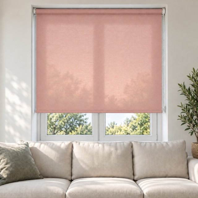 Pop Blush Roller Blind