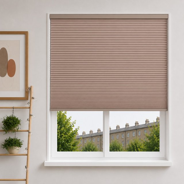 Astral Blush Blackout Honeycomb Blind