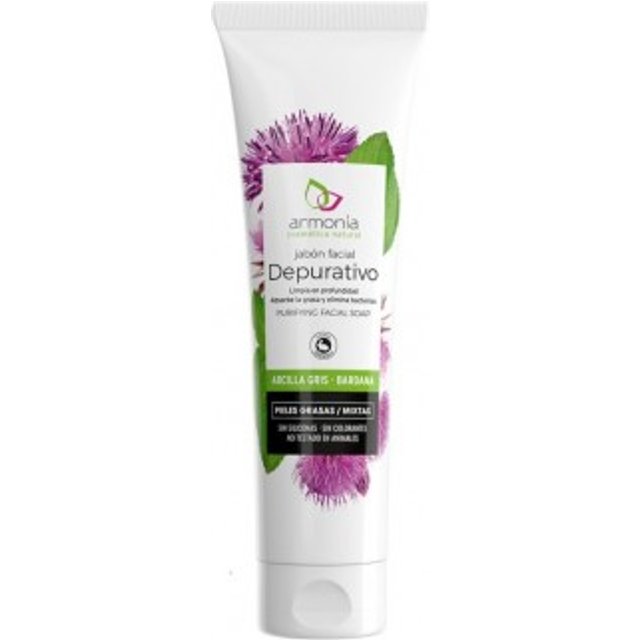 Armonía Jabón Facial Arcilla Gris 150ml