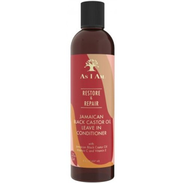 As I Am Acondicionador Leave In Aceite de Ricino Negro 237 ml