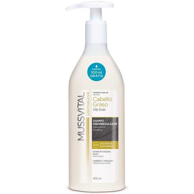 Mussvital Botanics Champú Seborregulador Cabello Graso 400ml