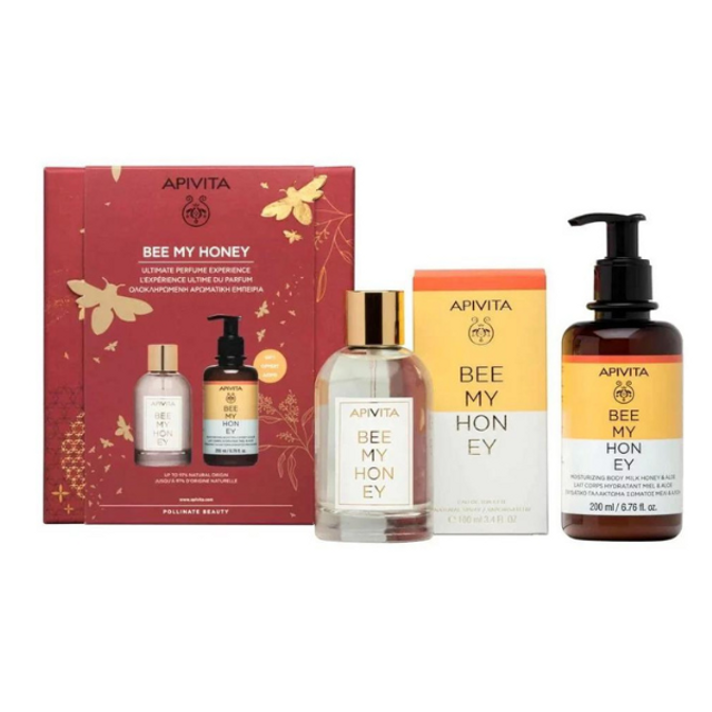 Apivita Pack Bee My Honey Eau de toilette 100ml + Loción Body Milk 200ml