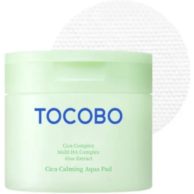 Tocobo Cica Calming Tónico Facial Calmante en Pads Aqua 60 Unidades