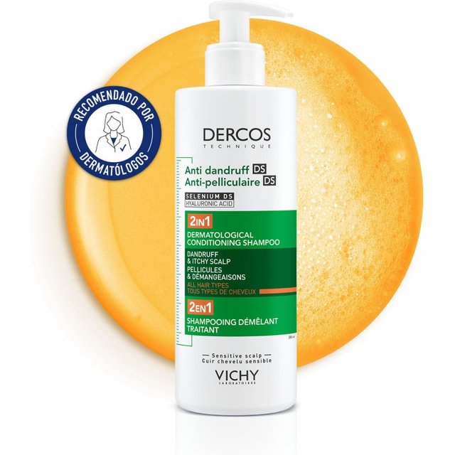 Dercos Champú Acondicionador Anticaspa DS 2 en 1 390ml