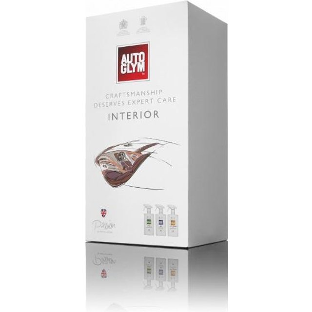 Autoglym Perfect Interior Kit Collection Shampoo Fast Glass Vinyl Rubber Care
