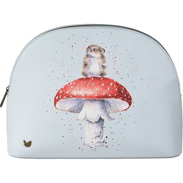 Wrendale Designs 'He's A Fun-Gi' Mouse Large Cosmetic Bag