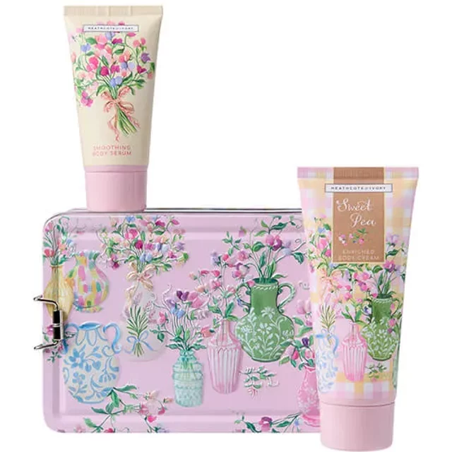 Heathcote & Ivory Sweet Pea Radiant Skin Tin