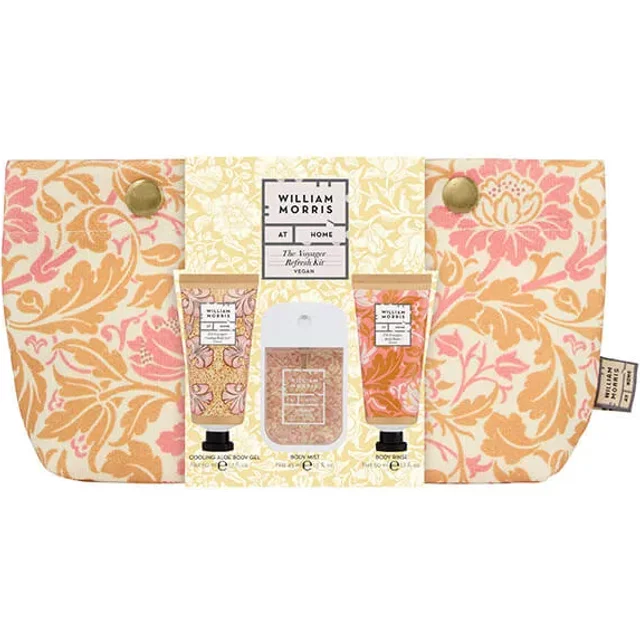 William Morris At Home The Voyager Refresh Kit Canvas Wash Bag