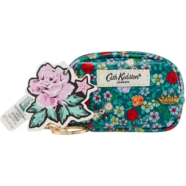 Cath Kidston Crown Ditsy Mini Keyring Bag with Lip Balm