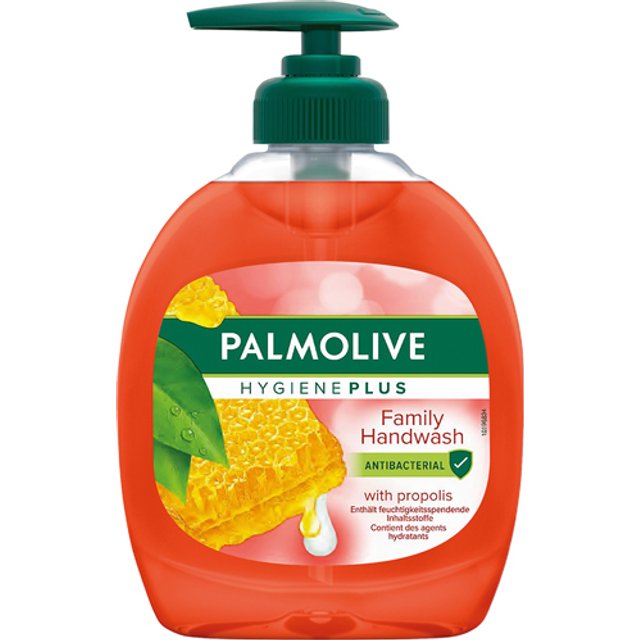 Palmolive HygienePlus Family Handwash, Flüssigseife antibakteriell, ORIGINAL (Pumpe), 300ml