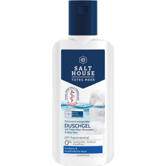 Salthouse Reinigendes Duschgel mit Totes Meer Mineralien & Aloe Vera, pHhautneutral, 250ml
