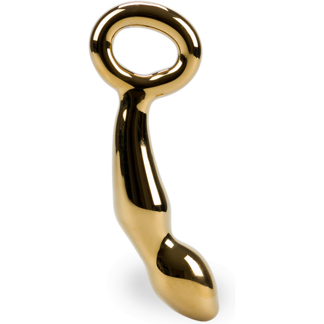 Gode godemichet en verre Gold Digger gode vaginal ou anal homme ou femme - Gold