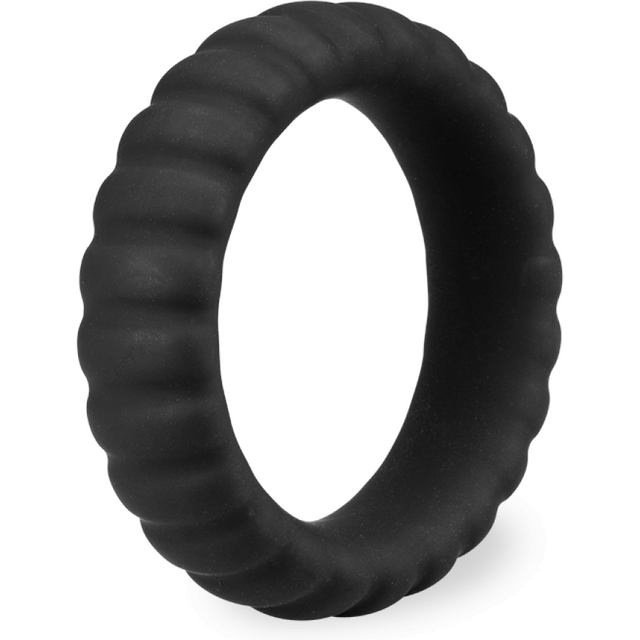 Anneau pénis ring pénien en silicone médical Tuesday - Cockring penien pour homme et couple - Noir