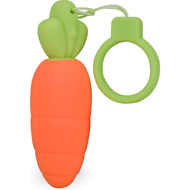 Oeuf vibrant en silicone 9 modes Carrot Cake - Vibromasseur à distance pour couple
