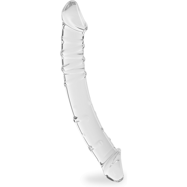 Double gode en verre Mirage gode vaginal ou anal homme ou femme - Crystal