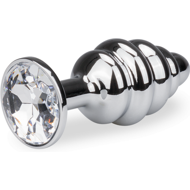 Bijou anal rosebud torsadé S - 8 coloris