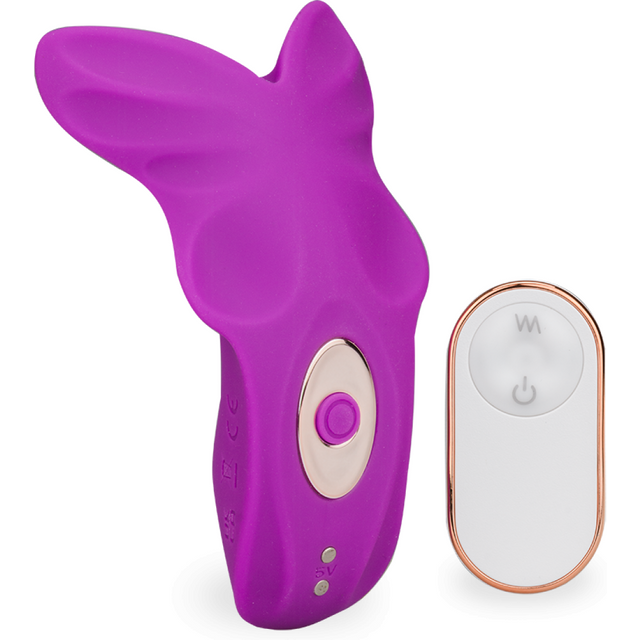 Culotte vibrante télécommandée 9 modes Chrysalis Vibromasseur femme et couple - Violet