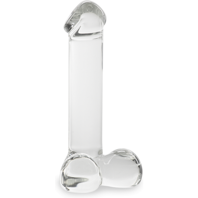 Gode godemichet en verre réaliste Nolan gode vaginal ou anal homme ou femme - Clear