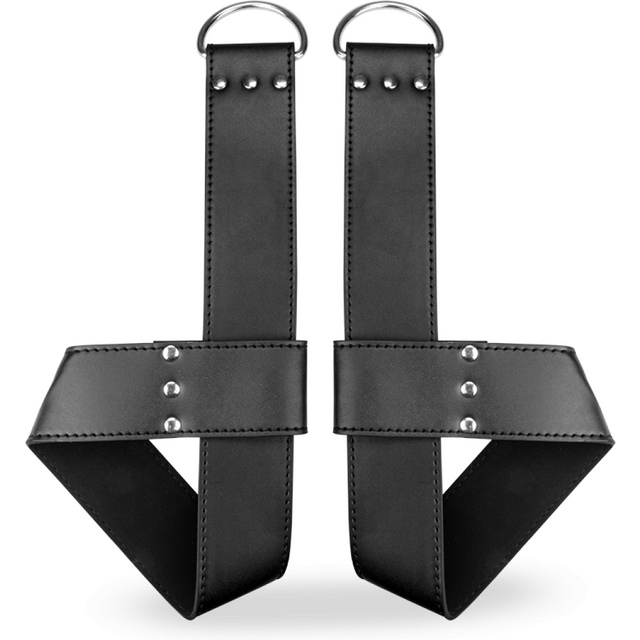 Paire serre-poignets bondage similicuir