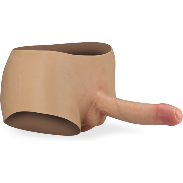 Gode ceinture seconde peau avec prépuce 20,0cm Adonis