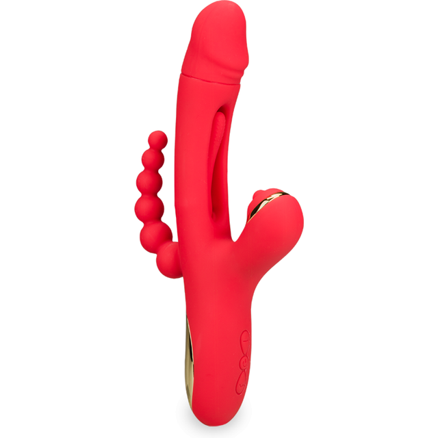 Vibromasseur rabbit fllapping triple stimulation Fireworks