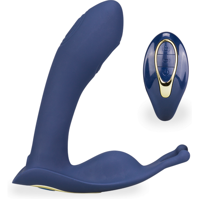 Vibromasseur sex toy homme gode anal Stimulateur de prostate tapoteur Envy - Bleu foncé