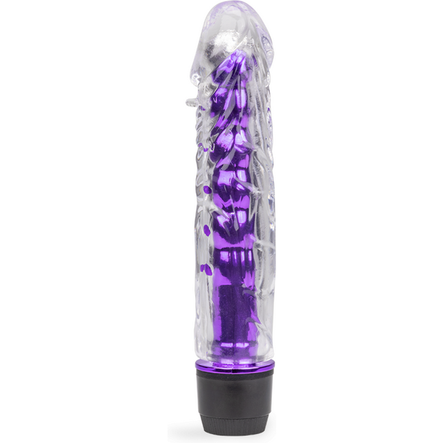 Gode godemichet vibrant avec gaine amovible Jay gode vaginal ou anal homme ou femme - Violet