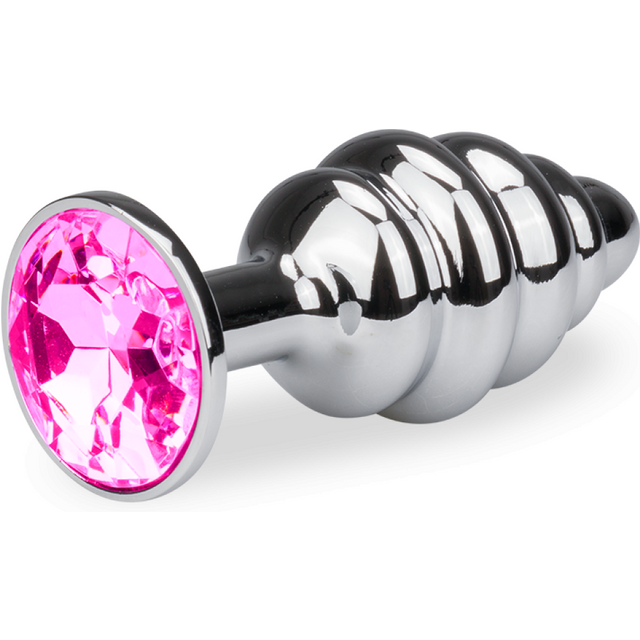 Bijou anal rosebud torsadé S - 8 coloris