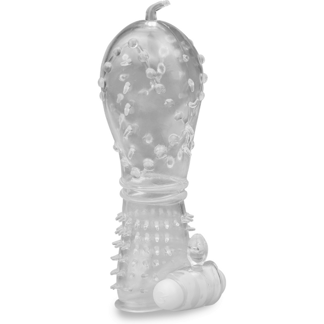 Gaine réaliste crystal picots vibrante