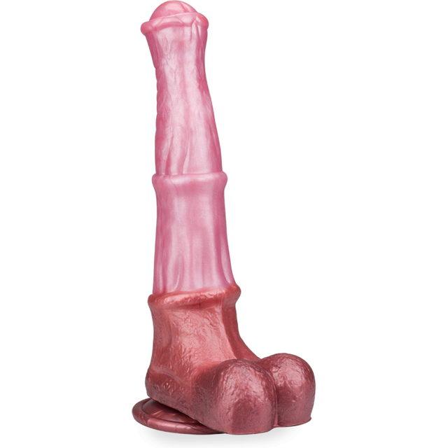 Gode godemichet ventouse cheval 22,0cm gode vaginal ou anal homme ou femme - Rose