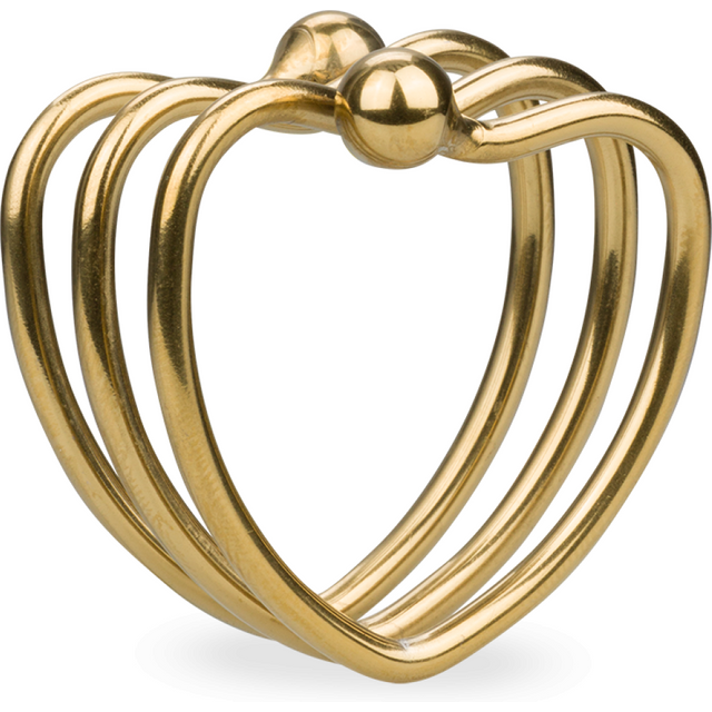 Anneau cockring en métal cœur Loving
