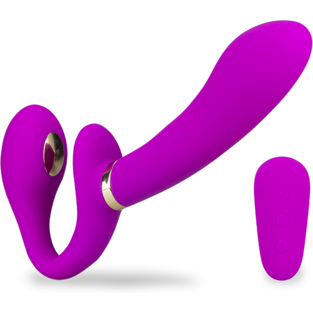 Strapon vibrant avec électrostimulation Authority