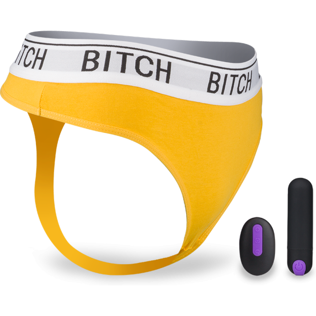 Culotte string avec stimulateur vibrant télécommandé Vibromasseur femme et couple -