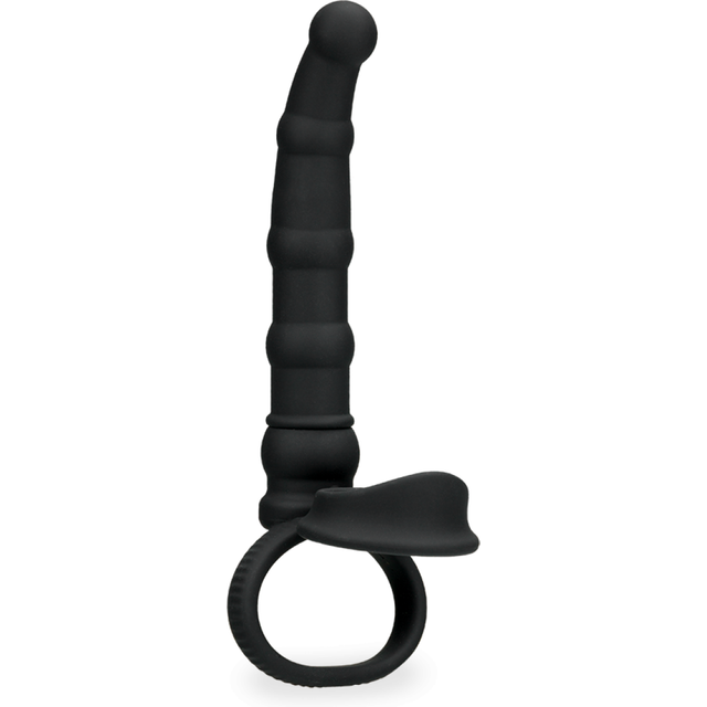 Double anneau cockring avec plug pour double pénétration RideOn