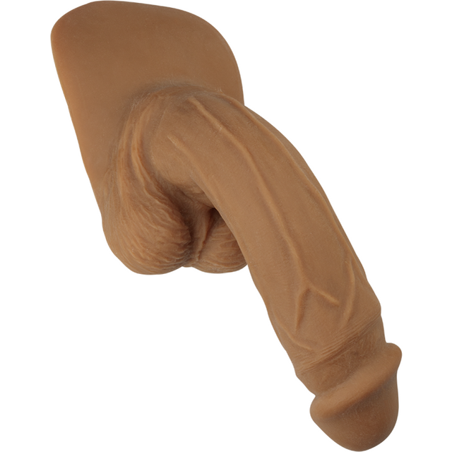 Prothèse pénis FTMPacker souple XXL peau foncée Amar