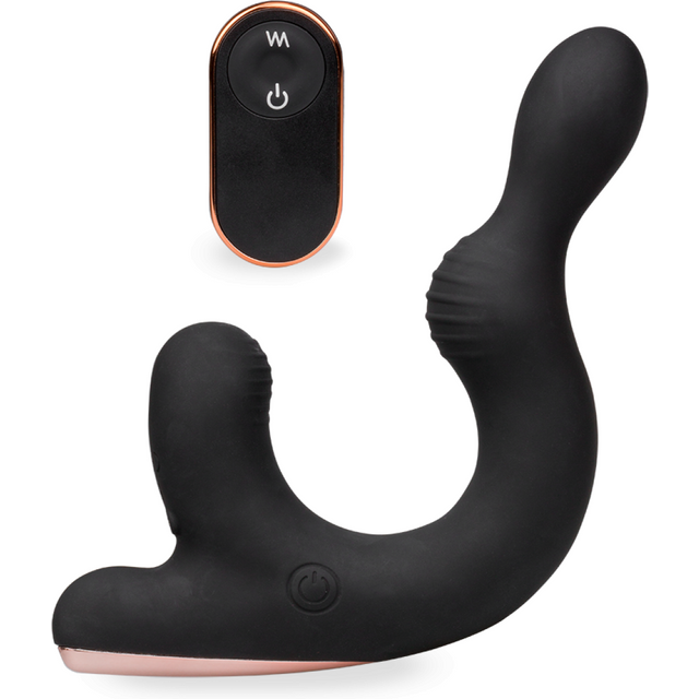 Vibromasseur sex toy homme gode anal Masseur de testicules vibrant Jool - Noir