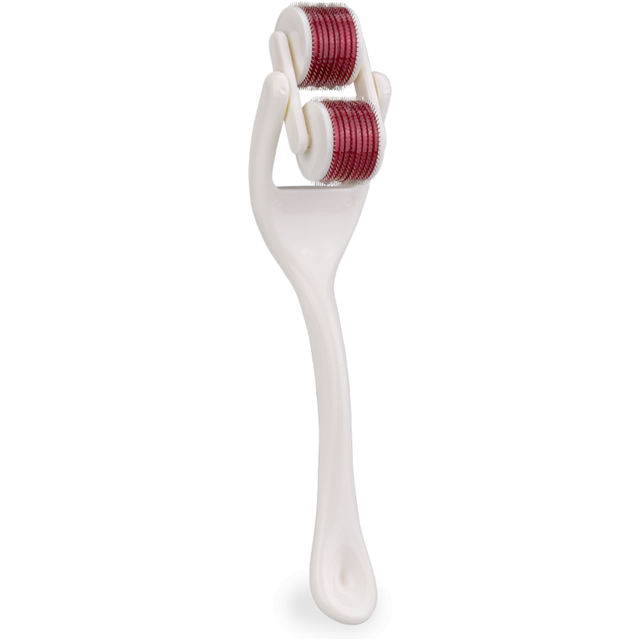 Double roulette de Wartenberg à 9 rangées blanche et rouge