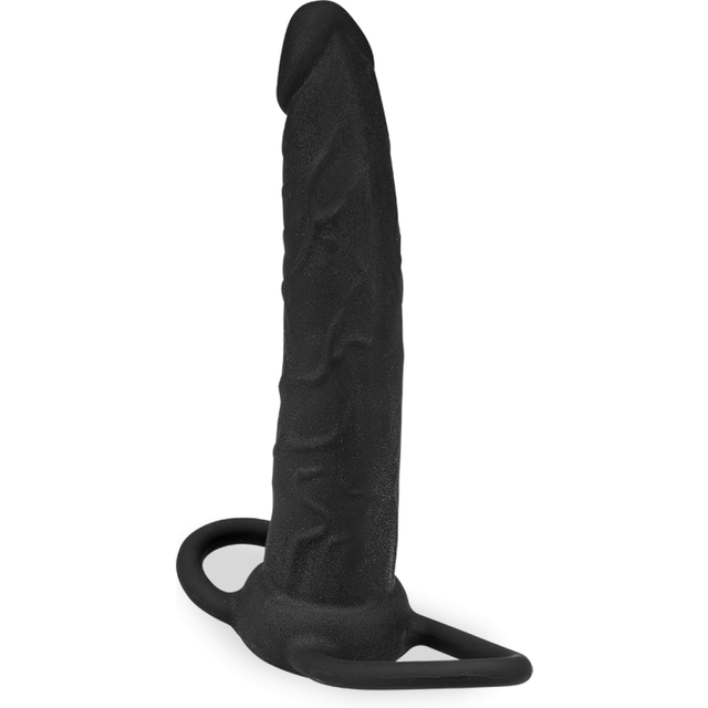 Gode double pénétrateur anneau cockring