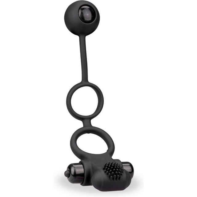 Double anneau cockring boule anale vibrant 10 vitesses