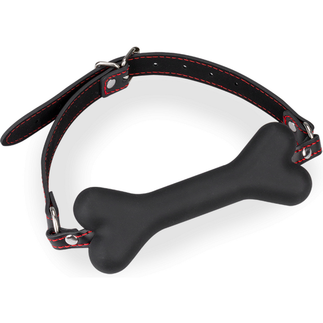 Bâillon os en silicone 15,0cm Puppy Play Kinky
