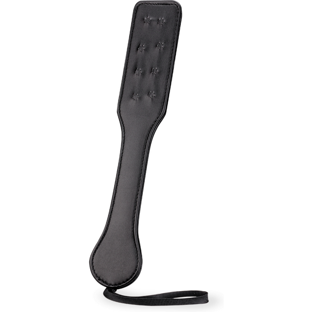 Paddle en similicuir à petits piques en métal