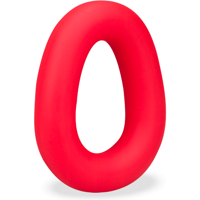 Anneau pénis ring pénien en silicone médical Woafa - Cockring penien pour homme et couple - Rouge